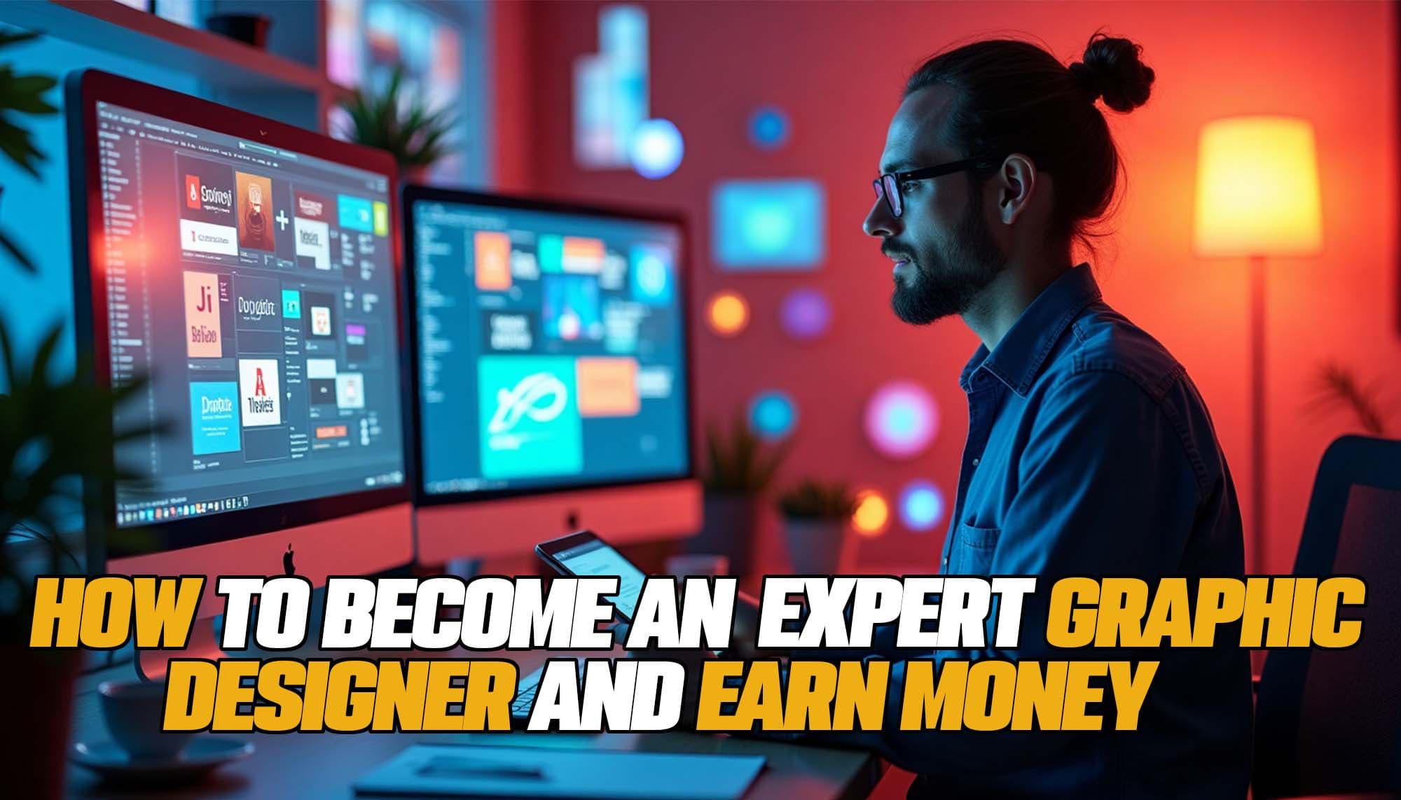 How to Become an Expert Graphic Designer and Make Money image - Smash Code