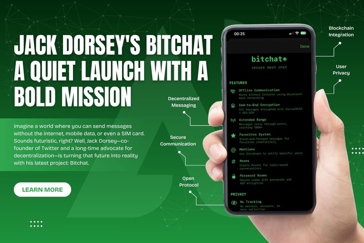 Jack Dorsey's Bitchat: The Bluetooth Messaging App Built for Privacy and Freedom image - Smash Code